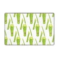 thumbnail image 1 of Area Rugs For Living Room Decor - Green Asparagus Pattern A Anti Slip Throw Washable Rugs 3x5 For Bedroom, Soft Indoor Carpet For Bedroom Living Room 60x39In, 1 of 5