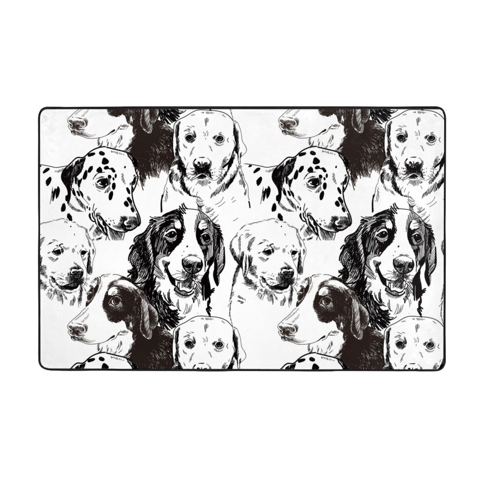 Area Rugs For Living Room Decor - Labrador Retriever Dog Anti Slip ...