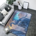 thumbnail image 1 of Area Rugs For Living Room Decor - Winter Ice Mountain White Dragon Soft Anti Slip Throw Washable Rugs 5x7 For Bedroom, Indoor Carpet For Bedroom Living Room 80x58In, 1 of 7