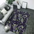 thumbnail image 1 of Area Rugs For Living Room Decor - green Space Pattern white Soft Anti Slip Throw Washable Rugs 5x7 For Bedroom, Indoor Carpet For Bedroom Living Room 80x58In, 1 of 7