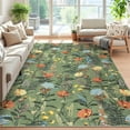 thumbnail image 1 of Area Rugs for Living Room Floral Washable Rug Vintage Large Soft Boho Non-Slip Carpet Stain Resistant Low Pile Carpets  For Home Office Entryway Decor, 1 of 8
