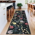 thumbnail image 1 of Area Rugs for Living Room Floral Washable Rug Vintage Large Soft Boho Non-Slip Carpet Stain Resistant Low Pile Carpets  For Home Office Entryway Decor, 1 of 8