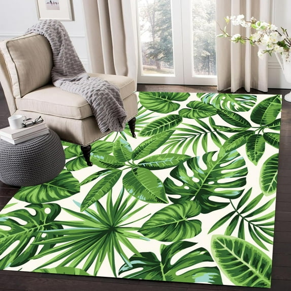 Area Rugs Living Room Rugs: Large Modern Abstract Washable Rug With Non-Slip Backing, Non-Shedding, Soft Thin Carpet For Dining Room Table Bedroom Nursery Indoor Home Office