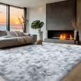 thumbnail image 1 of Ultra Soft Shag Area Rug for Living Room, Machine Washable Plush Carpet with Non Slip Backing, Fluffy Bedroom Rug for Home Decor, 6' x 9', 1 of 12