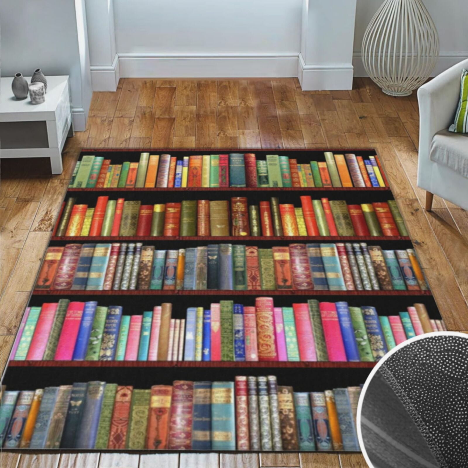 Area Rugs Living Room, Soft Crystal Carpet Mat For Bedroom Area Rug Non ...