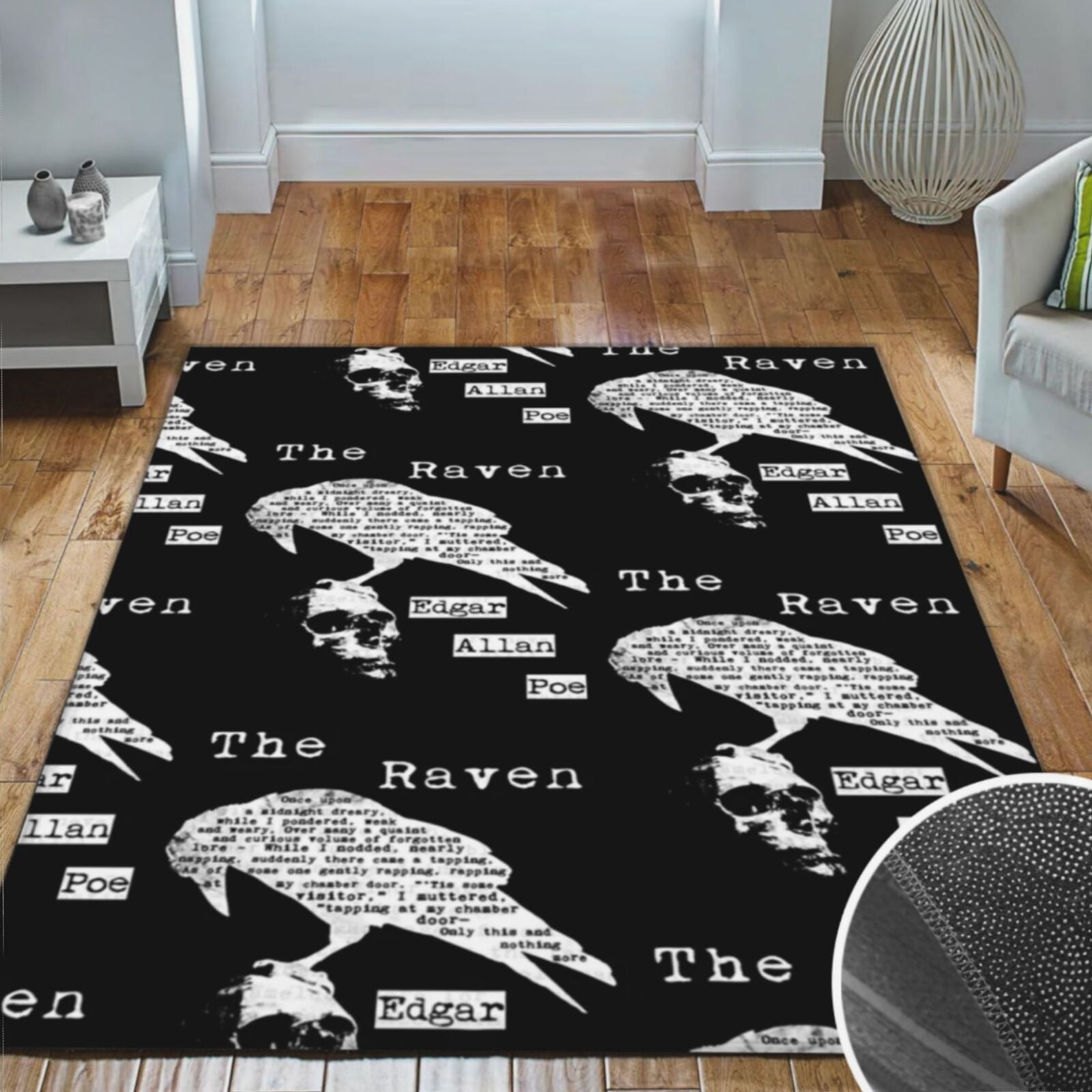 Poe's Raven Rug