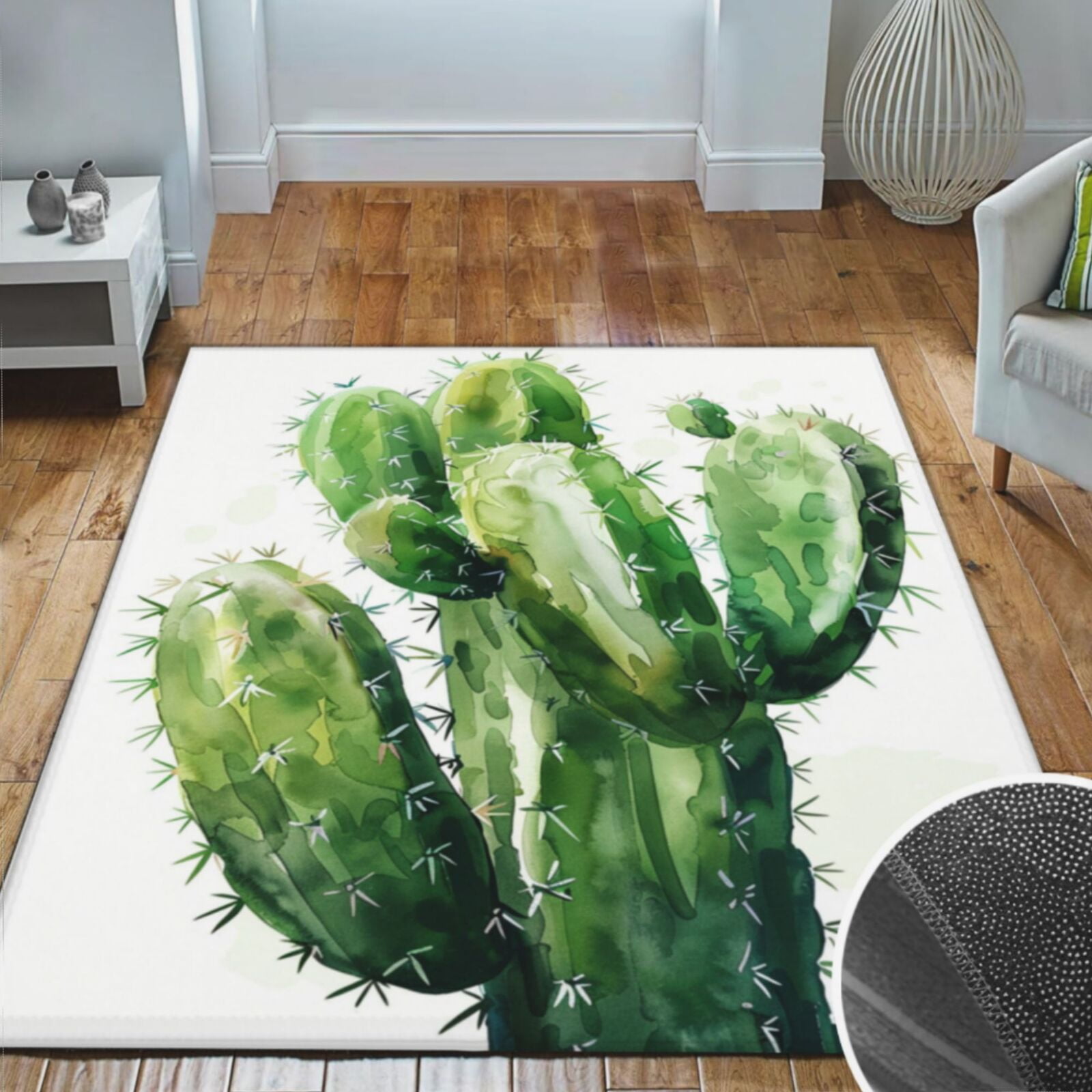 Area Rugs Living Room, Soft Crystal Carpet Mat For Bedroom Area Rug Non ...