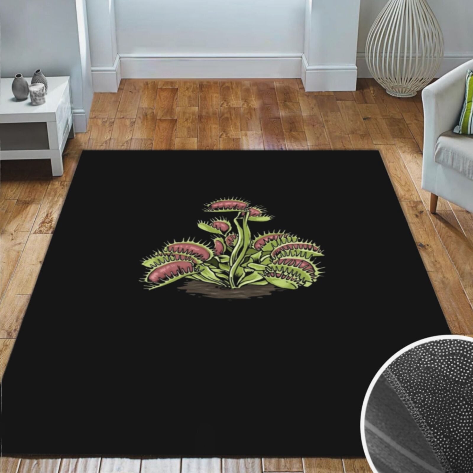 T-shirt Plante Carnivore Venus Fly Trap - Coton 100% - Design Botanique - Cadeau Original