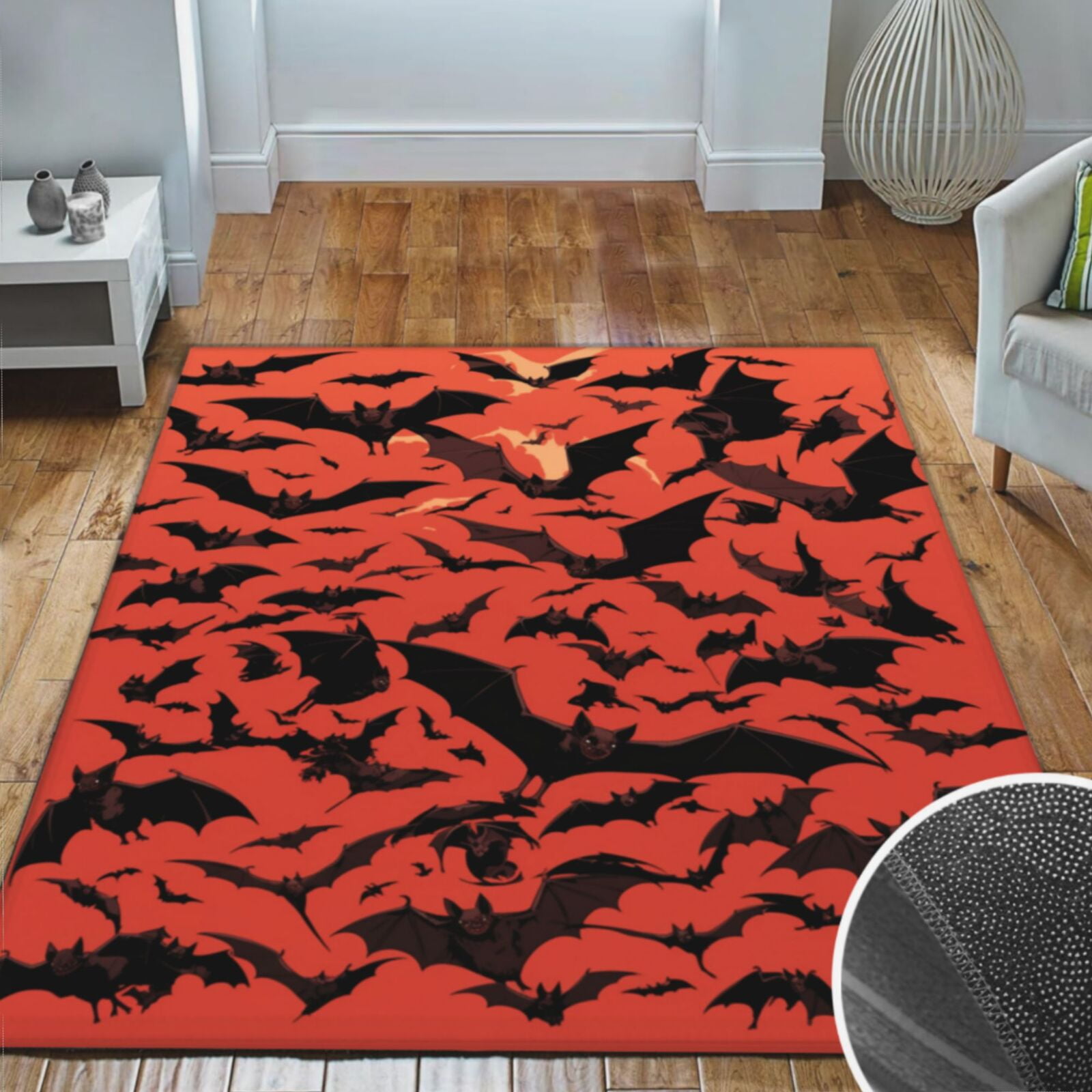 Area Rugs Living Room, Soft Crystal Carpet Mat For Bedroom Area Rug Non ...