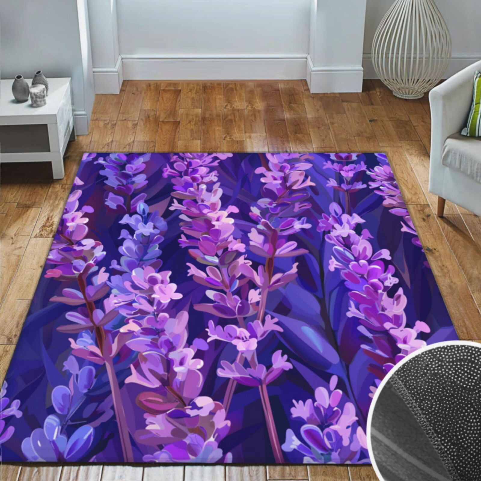 Area Rugs Living Room, Soft Crystal Carpet Mat For Bedroom Area Rug Non Slip Washable Floor Rug ...