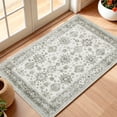 thumbnail image 1 of 2x3 Indoor Entryway Rug, Small Washable Area Rug Non-Slip Vintage Door Mat Entrance, Low Pile Floor Carpet for Door, Entrance, Farmhouse, Bathroom, Bedroom, Kitchen., 1 of 11