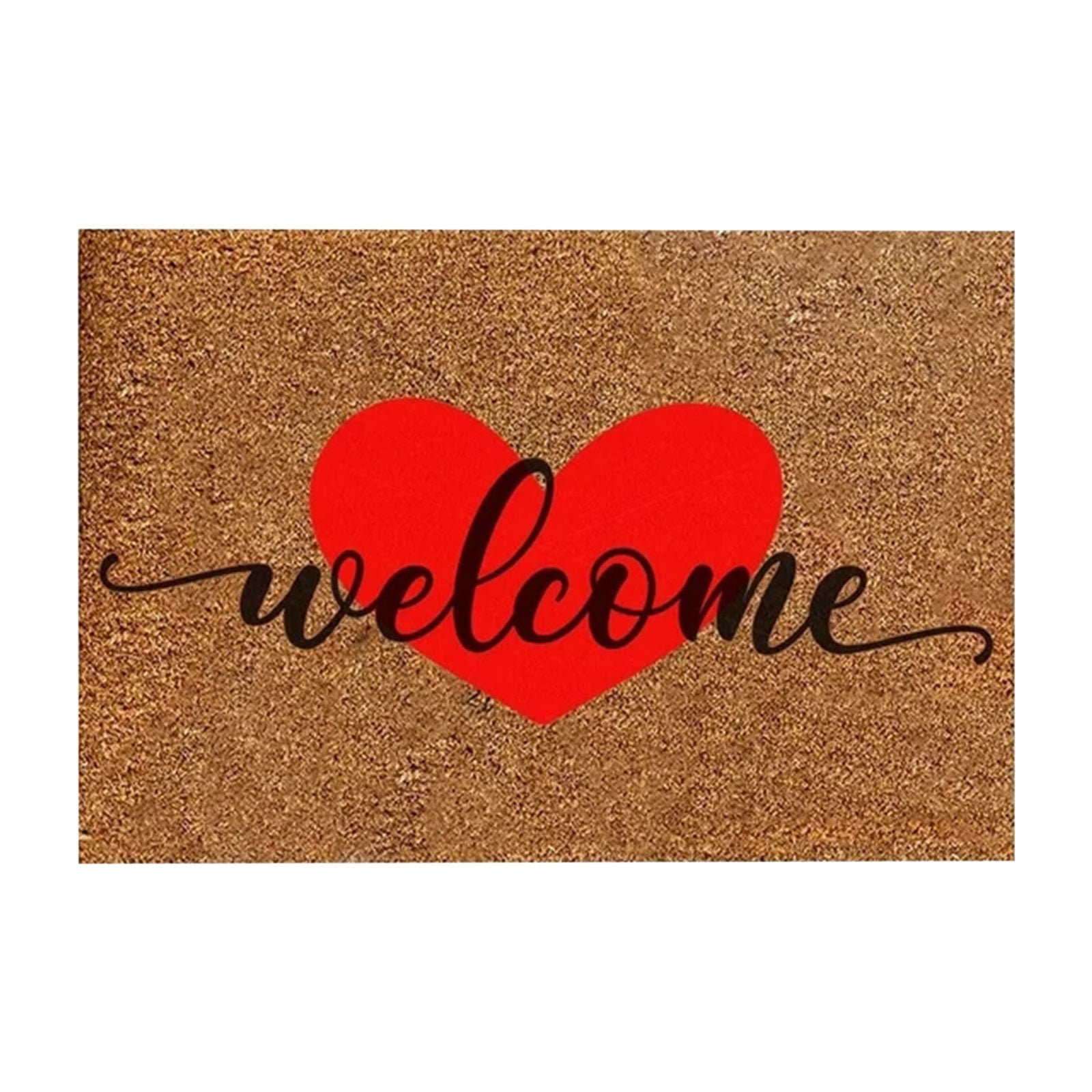 Area Rugs Memory Foam Bath Mat Rugs Valentine's Day Floor Mat Door Mat