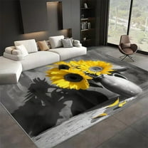 Area Rugs, Minimalist Arch Sun Rug Home Modern Carpet, Circular Arch Carpet Non-Slip Carpets Rectangle Rug For Living Room, Bedroom, Office And Indoor Decoration