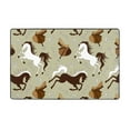 Area Rugs, Minimalist Cool Horse Saddle_A Washable Large Rugs for