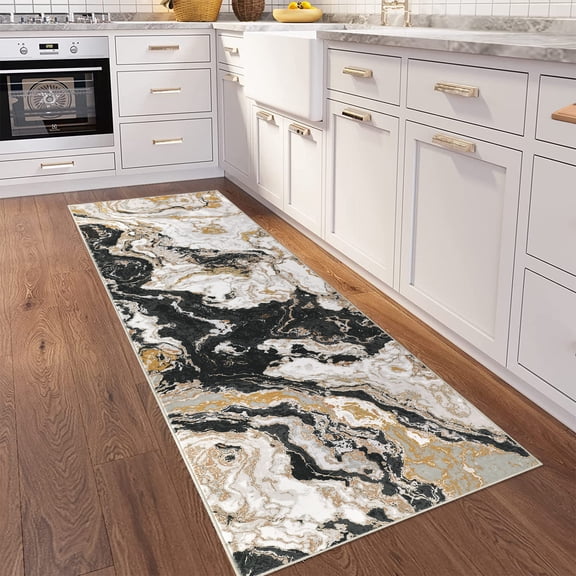 Area Rugs,ModernAbstract Rug for Living Room,Machine Washable Rug,Large Stain Resistant Carpet,Non-Slip Backing Design for Dining Room Home Office