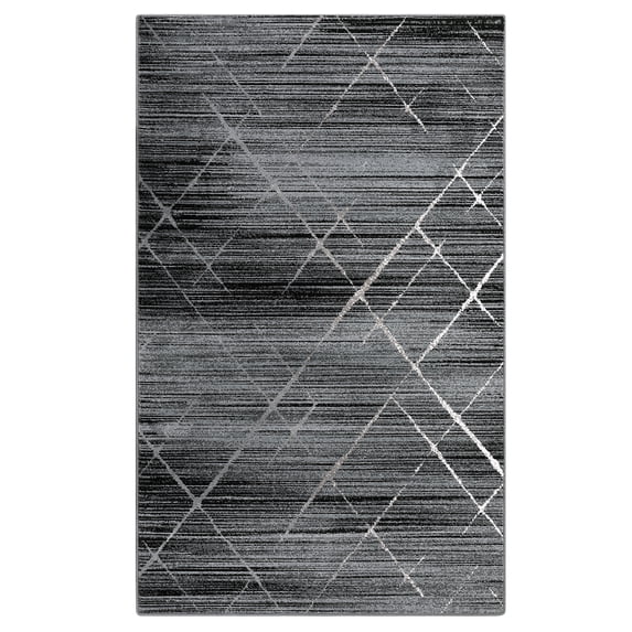 Area Rugs,Non-Slip Modern Rugs,Geometric Abstract Area Rug,Low Pile No Shedding Washable Rug, for Living Room, Bedroom, Bathroom, Kitchen, Floor Decoration Carpet Mat
