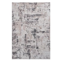 Area Rugs PAYAS Collection 2X3 Cream / Brown / Abstract Doormat Rug,Runner Rugs
