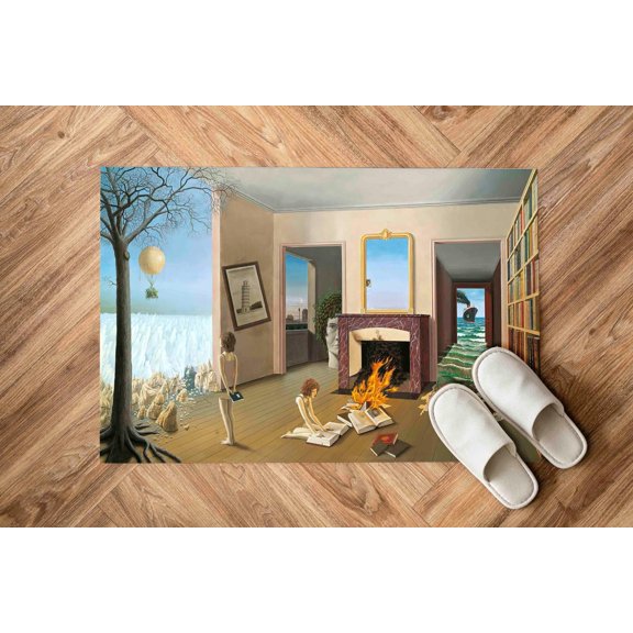 Area Rugs, Rug, Surrealism Rugs, Kitchen Rug, Luxury Rugs, Reproduction Rug, Reproduction Rugs, Non-Slip Carpet Rug, Dominique Appia Rug, 5.9'x9.2' - 180x280 cm