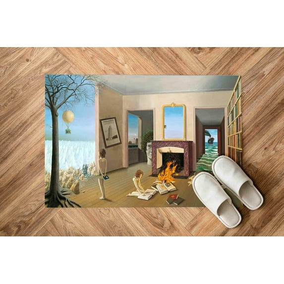 Area Rugs, Rug, Surrealism Rugs, Kitchen Rug, Luxury Rugs, Reproduction Rug, Reproduction Rugs, Non-Slip Carpet Rug, Dominique Appia Rug, 2.6'x9.2' - 80x280 cm