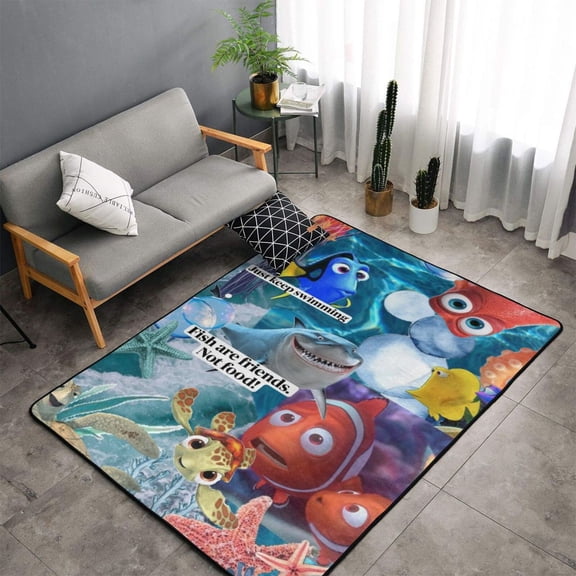 Area Rugs Soft Non-Slip Floor Mats Finding Nemo Carpets Doormat for Living Room Bedroom Decor 60"x39"