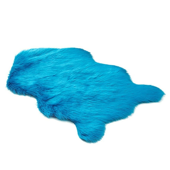 Area Rugs Soft Sheepskin Carpet Machine Washable Fuzzy Throw Rugs for Nursery Living Room Bedroom Kids' Spaces