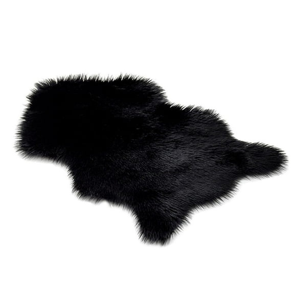 Area Rugs Soft Sheepskin Carpet Machine Washable Fuzzy Throw Rugs for Nursery Living Room Bedroom Kids' Spaces