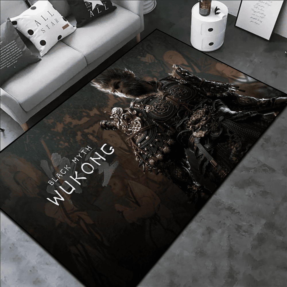 Area rugs video game black myth wukong painted journey to the west game