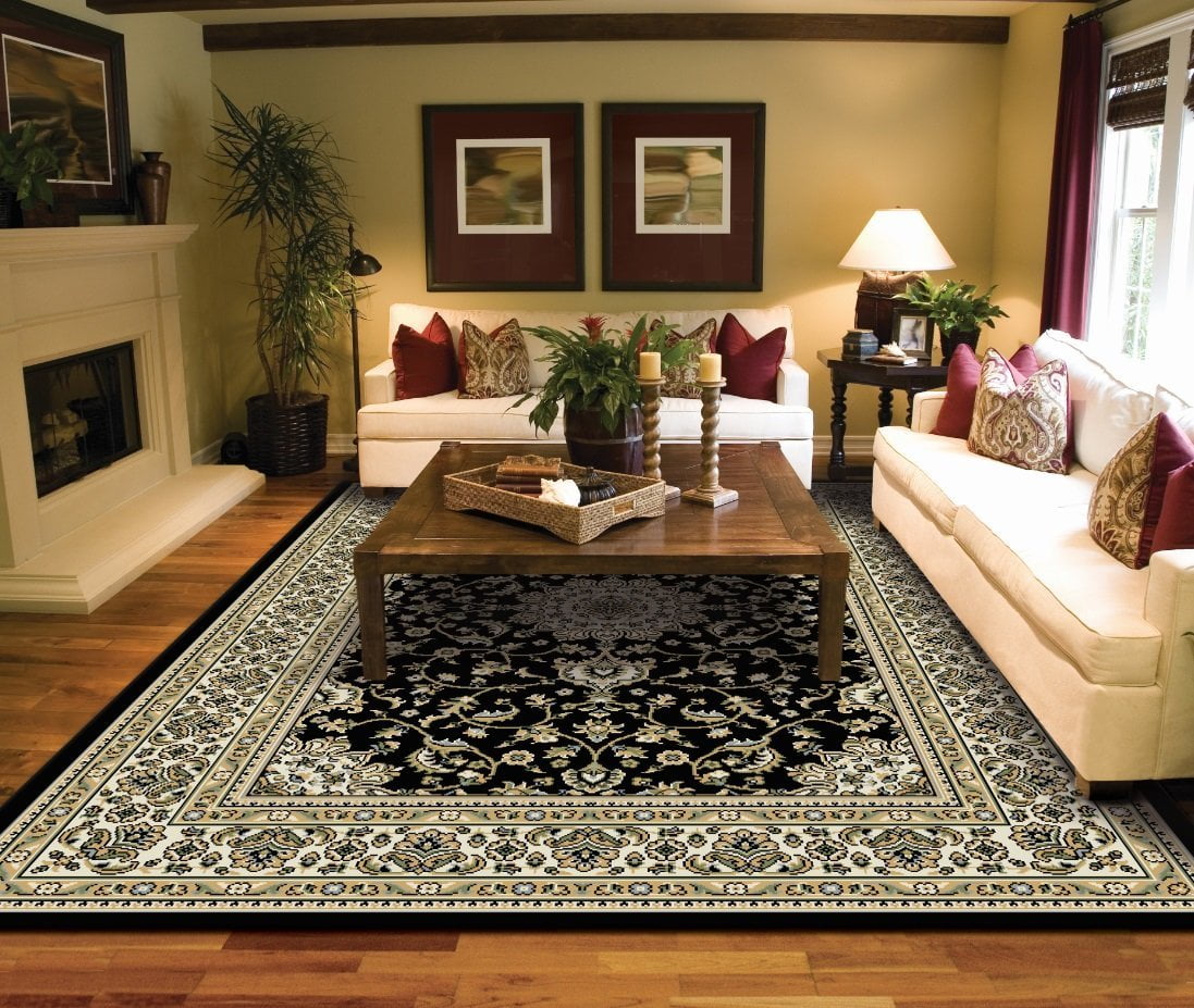 5x8 Indoor Washable Pattern Area Rugs for Living Room Clearance 