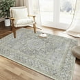 thumbnail image 1 of Area Rugs for Living Room 3'x 5' Machine Washable Vintage Print Large Throw Non Slip Bedroom Rugs, 1 of 5