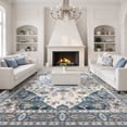 thumbnail image 1 of Area Rugs for Living Room, 8'x10' Washable Moroccan Neutral Geometric Low Pile Non-Slip Rug for Bedroom Kitchen Dining Room Entryway, 1 of 9