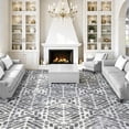thumbnail image 1 of Area Rugs for Living Room, 9'x12' Washable Moroccan Neutral Geometric Low Pile Non-Slip Rug for Bedroom Kitchen Dining Room Entryway, 1 of 9