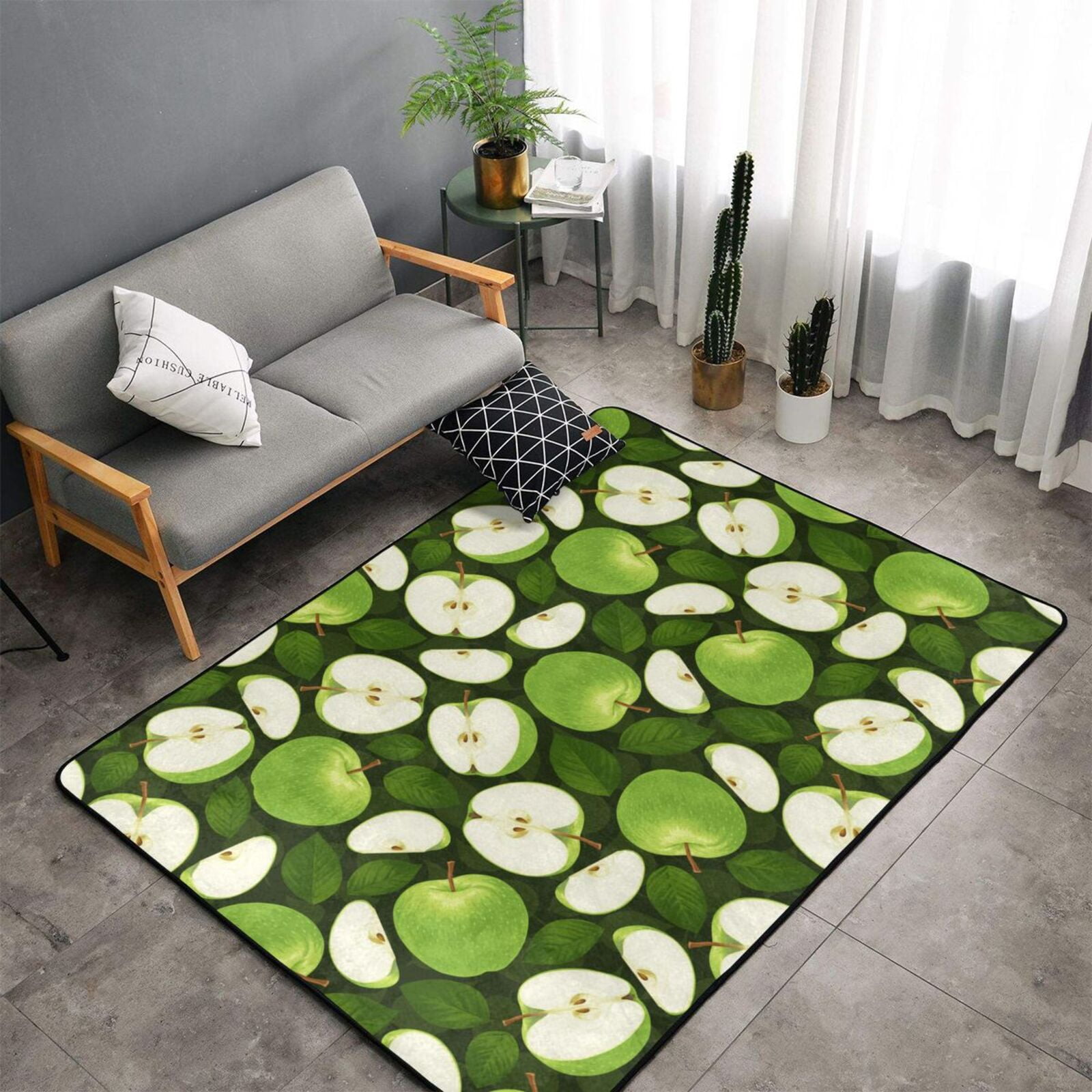 Area Rugs for Living Room Bedroom, 3x5 Soft Throw Rug NonSlip Carpet