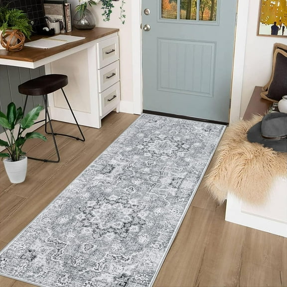 Area Rugs for Living Room,Washable Rug,Vintage Large Rug for Dining Room,Bedroom Carpet Non Slip Stain-Resistant Modern Nursery Home Office
