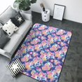 Area Rugs, graffiti style Skull flower Washable Large Rugs for Living