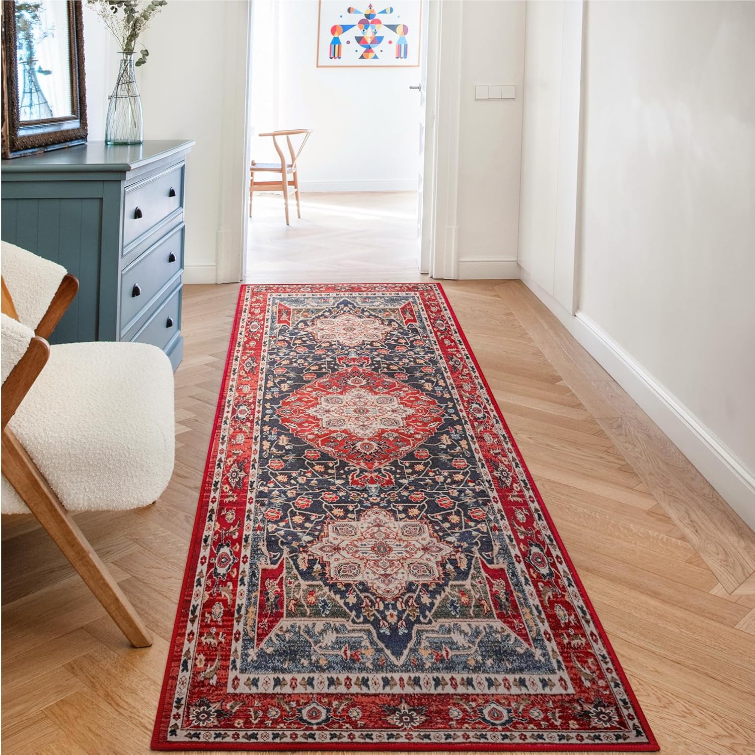 Stunning Runner Rugs Area Runner Rug 2x6, Washable Rug Runner for Hallway Entryway Bedroom ...