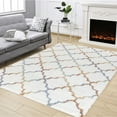 thumbnail image 1 of Area Shag Rug, 5 Ft. 3 In. X 7 Ft., 1.21" Pile, Stain , , Dining Room Decor Loft , Pile Height, Soft & , Made In Turkey, 1 of 2