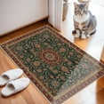 thumbnail image 1 of Area Soft Rugs 2x3 Washable Non Slip Boho Small Floor Entryway Rugs for Living Room Bedroom, Vintage Style Farmhouse Mat for Kitchen Red & Green, 1 of 7