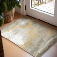 thumbnail image 1 of Phantoscope Warm Moroccan Boho Rug — Low-Pile Entryway Rug, 2' x 3', Toasted Clay & Rust, 1 of 6