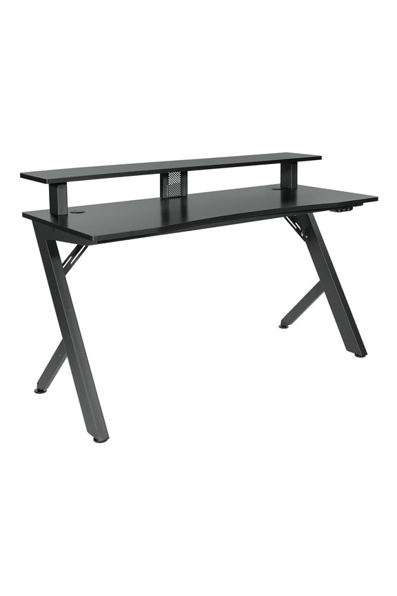 Area51 Battlestation Gaming Desk with Matte Black Legs