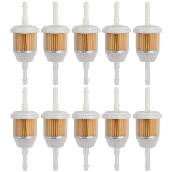 Arealer 10Pcs 6MM x 8MM 14'' 516'' Inline Fuel Gas Filter for Lawn Mower Small Engine