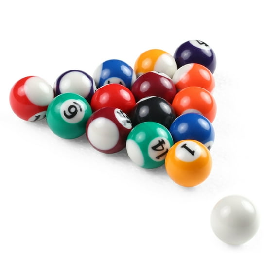 Arealer 25MM / 38MM Children Billiards Table Balls Set Resin Small Pool Cue Balls Full Set