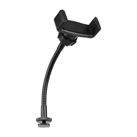 Arealer Foldable Phone Clamp Holder Stand for LED Ring Light Smartphone Mounting