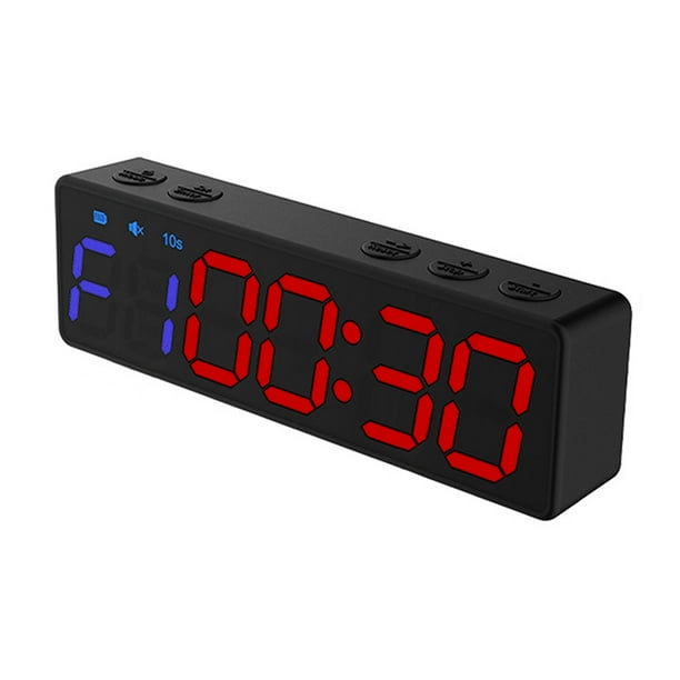 Arealer Gym Timer Rechargeable Stopwatch Portable Countdown/up Clock