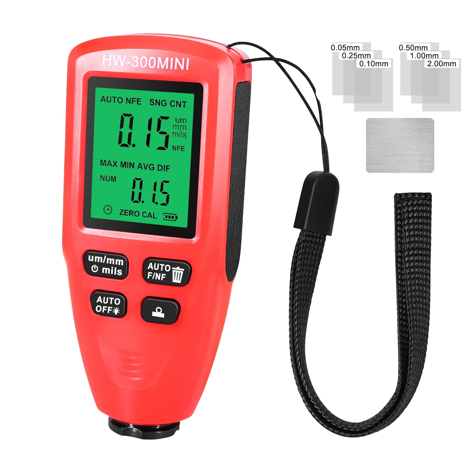 Arealer Lacquer Thickness Gauge Car Coating Thickness Meter for