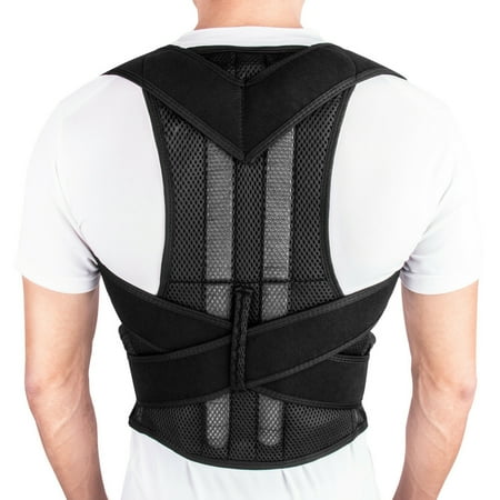 Arealer Posture Corrector for Men Women Back Brace Adjustable Straps Shoulder Support Trainer