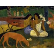 Arearea Joyousness 1892 Paul Gauguin 1848-1903 French Musee dOrsay Paris France Canvas Art - Paul Gauguin 18 x 24