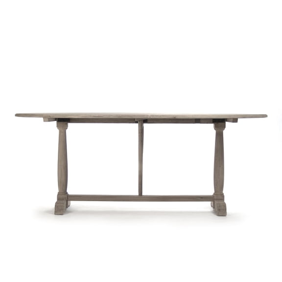 Arek Oyster Gray Traditional Dining Table by Zentique