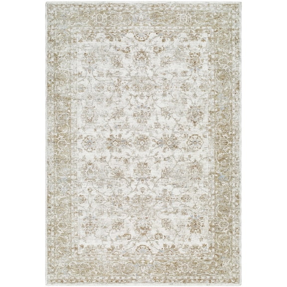 BoutiqueRugs Arella Traditional Area Rug - Ivory, Taupe, Sandstone - 7'10" x 10'2"
