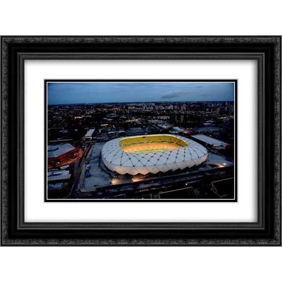 Arena Amazonas 2x Matted 24x20 Black Ornate Framed Art Print from the Stadium Series