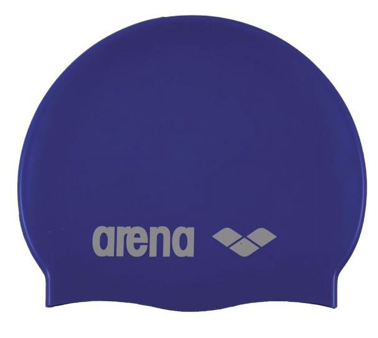 Arena Classic Silicone Swim Cap in Skyblue-White One Size Fits All ...